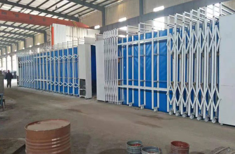 對接伸縮噴漆房