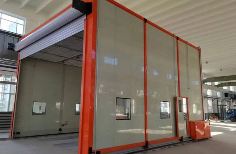 整體移動(dòng)噴漆房