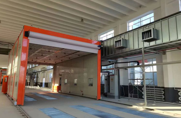 整體移動(dòng)噴漆房